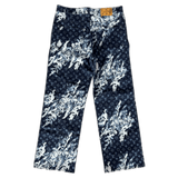 Louis Vuitton Blue Floral Monogram Jeans - Morely TrendsLouis Vuitton Type here:)