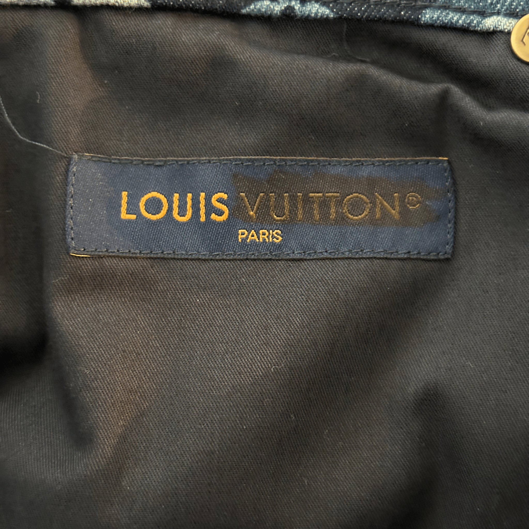 Louis Vuitton Blue Floral Monogram Jeans - Morely TrendsLouis Vuitton Type here:)