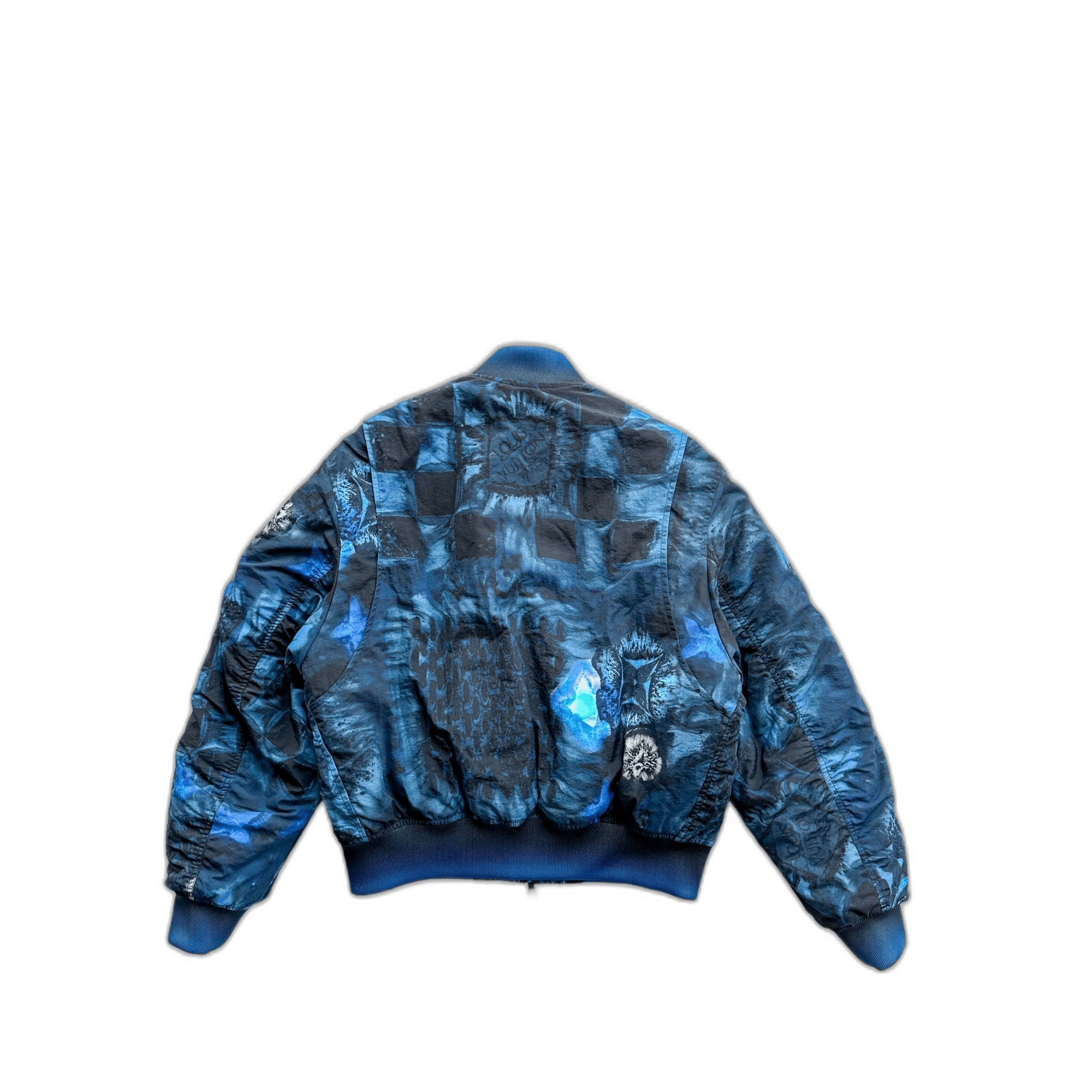 Louis Vuitton Blue Damier Salt Bomber Jacket - Morely TrendsLouis Vuitton Type here:)