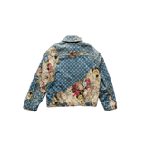 Louis Vuitton Blue Monogram Distressed Floral Workwear Jacket - Morely TrendsLouis Vuitton Type here:)