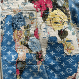 Louis Vuitton Blue Monogram Distressed Floral Workwear Jacket - Morely TrendsLouis Vuitton Type here:)