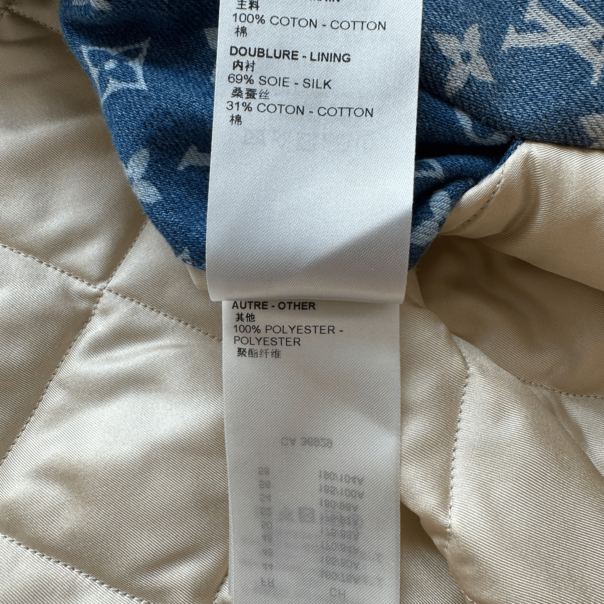 Louis Vuitton Blue Monogram Distressed Floral Workwear Jacket - Morely TrendsLouis Vuitton Type here:)