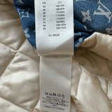 Louis Vuitton Blue Monogram Distressed Floral Workwear Jacket - Morely TrendsLouis Vuitton Type here:)