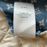 Louis Vuitton Blue Monogram Distressed Floral Workwear Jacket - Morely TrendsLouis Vuitton Type here:)