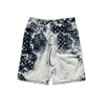 Louis Vuitton Blue Bleached Bandana Monogram Denim Shorts - Morely TrendsLouis Vuitton Type here:)