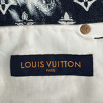 Louis Vuitton Blue Bleached Bandana Monogram Denim Shorts - Morely TrendsLouis Vuitton Type here:)