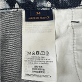 Louis Vuitton Blue Bleached Bandana Monogram Denim Shorts - Morely TrendsLouis Vuitton Type here:)