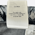 Louis Vuitton Blue Bleached Bandana Monogram Denim Shorts - Morely TrendsLouis Vuitton Type here:)