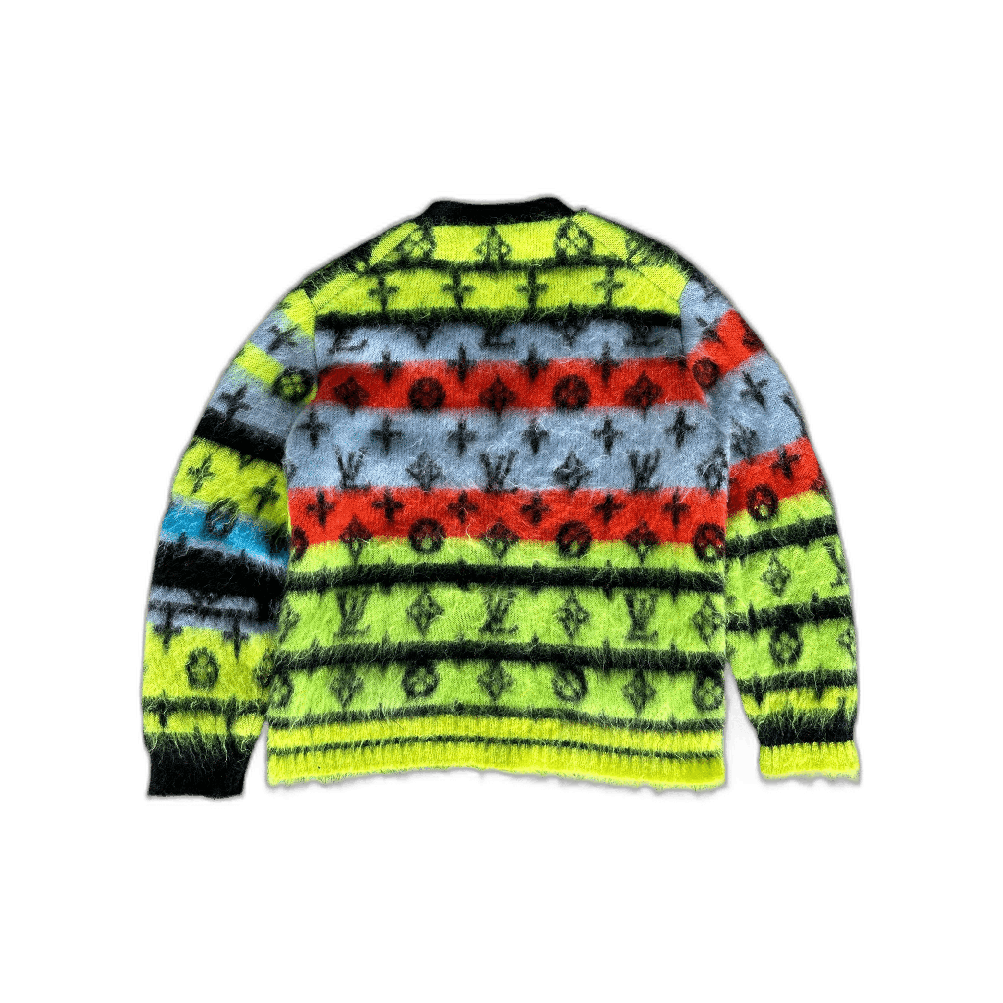 Louis Vuitton Multicolor Monogram Mohair Cardigan - Morely TrendsLouis Vuitton Type here:)