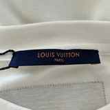 Louis Vuitton White & Blue LV Stitch Logo T-Shirt - Morely TrendsLouis Vuitton Type here:)