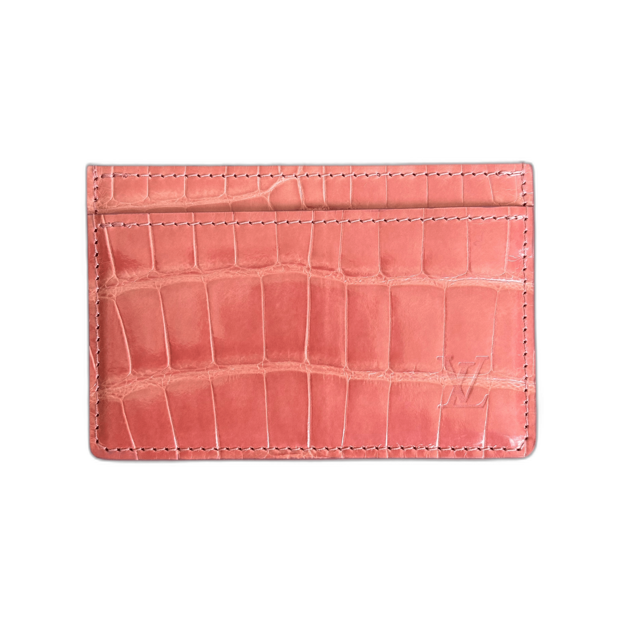 Louis Vuitton Pink Crocodile Cardholder - Morely TrendsLouis Vuitton Type here:)