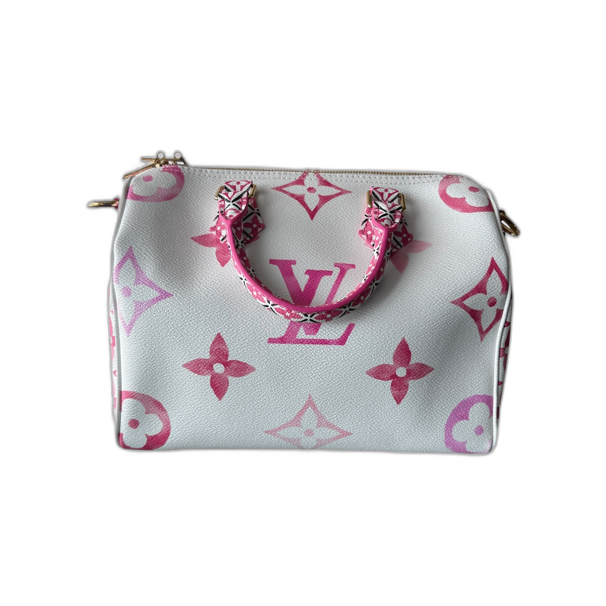 Louis Vuitton White & Pink Escale By The Pool Monogram Speedy 25 - Morely TrendsLouis Vuitton Type here:)