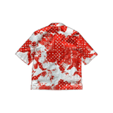Louis Vuitton Red Bandana Bleached Short Sleeve Button Up Shirt - Morely TrendsLouis Vuitton Type here:)