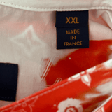 Louis Vuitton Red Bandana Bleached Short Sleeve Button Up Shirt - Morely TrendsLouis Vuitton Type here:)