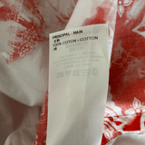 Louis Vuitton Red Bandana Bleached Short Sleeve Button Up Shirt - Morely TrendsLouis Vuitton Type here:)