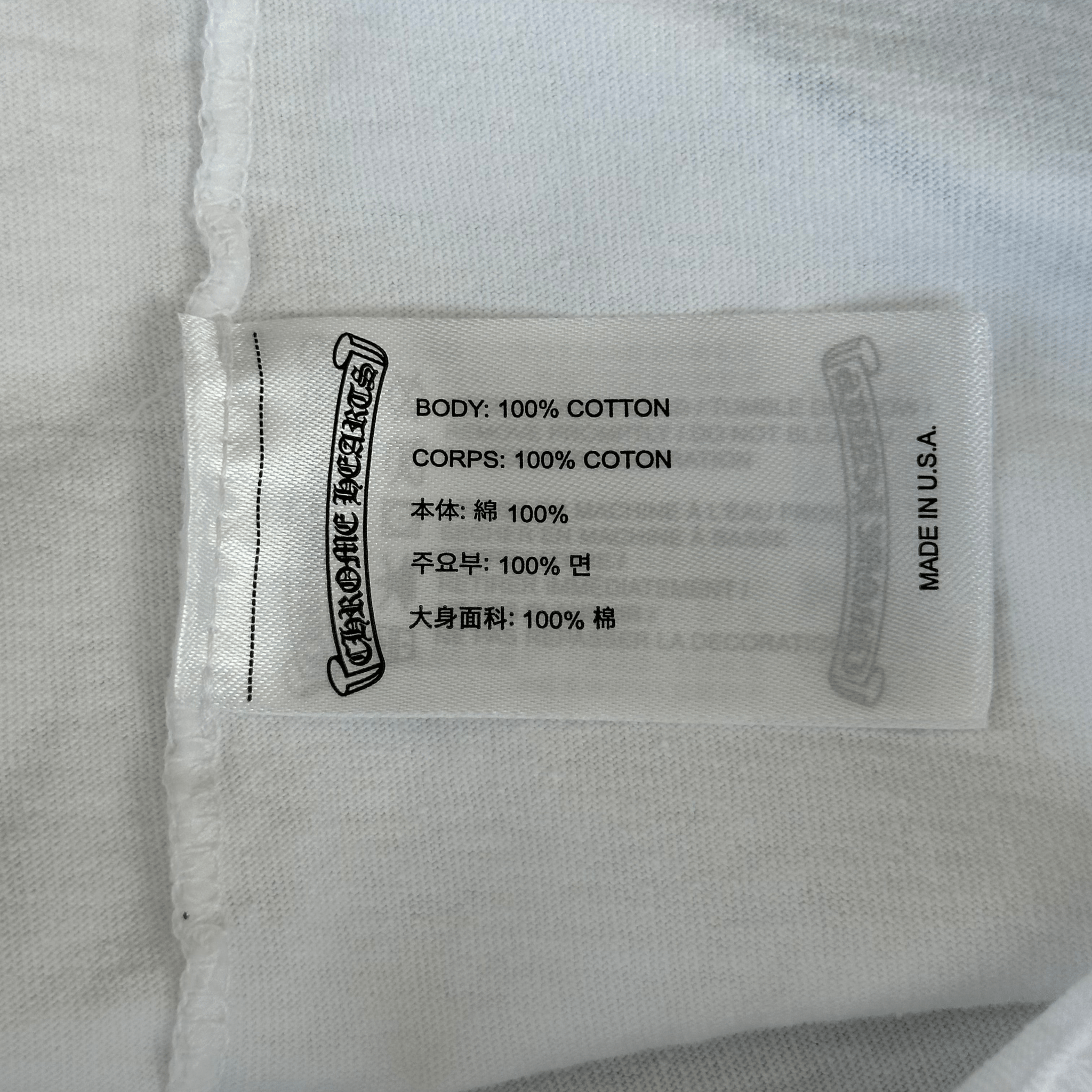 Chrome Hearts White & Blue Horseshoe Logo Longsleeve Kids's T-Shirt - Morely TrendsChrome Hearts Type here:)