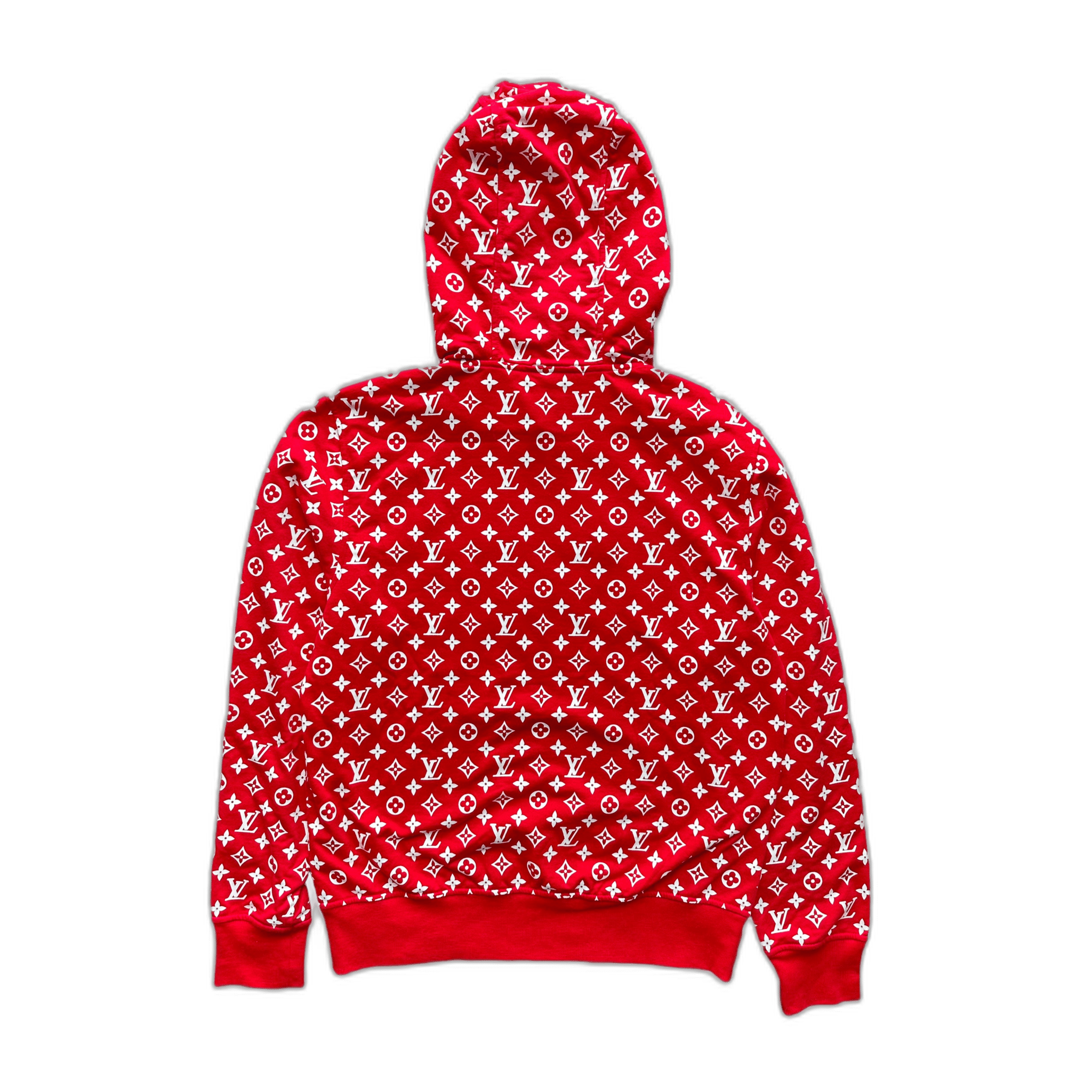 Louis Vuitton Supreme Red Monogram Box Logo Hoodie - Morely TrendsLouis Vuitton Type here:)