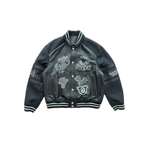 Louis Vuitton Black Leather Varsity Jacket - Morely TrendsLouis Vuitton Type here:)