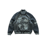 Louis Vuitton Black Leather Varsity Jacket - Morely TrendsLouis Vuitton Type here:)