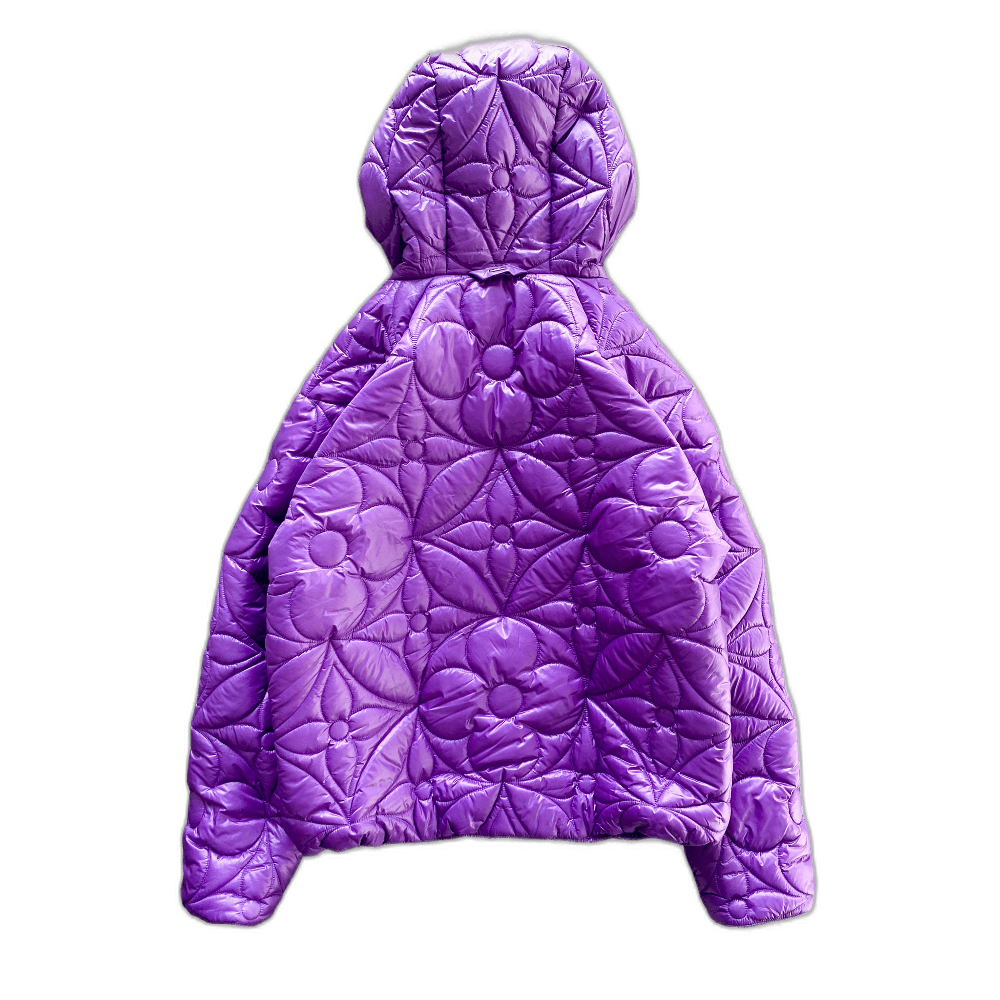 Louis Vuitton Purple Flower Monogram Puffer Jacket - Morely TrendsLouis Vuitton Type here:)