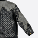 Louis Vuitton Nigo Black & Grey Monogram Crazy Denim Jacket - Morely TrendsLouis Vuitton Type here:)