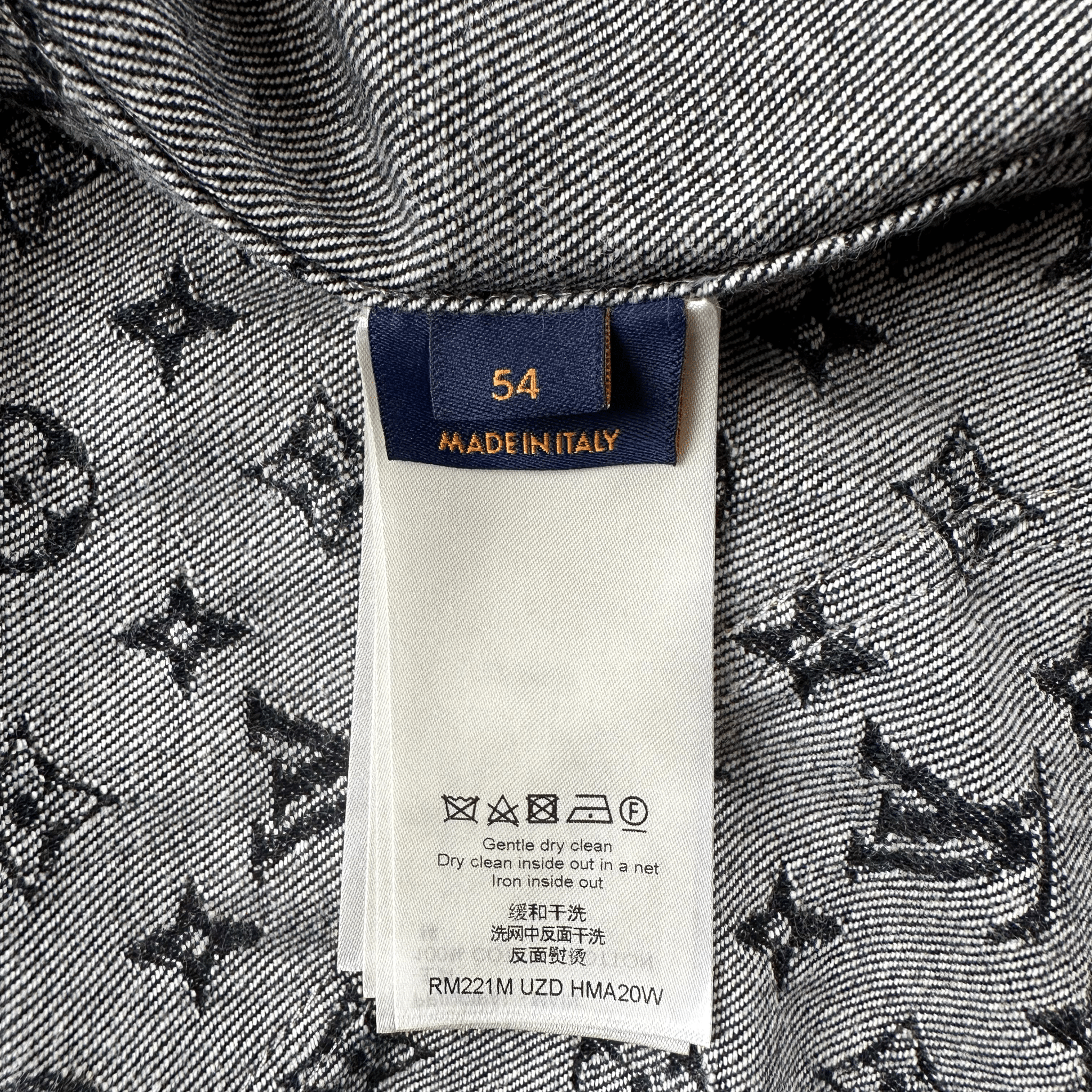 Louis Vuitton Nigo Black & Grey Monogram Crazy Denim Jacket - Morely TrendsLouis Vuitton Type here:)