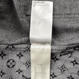 Louis Vuitton Nigo Black & Grey Monogram Crazy Denim Jacket - Morely TrendsLouis Vuitton Type here:)