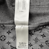 Louis Vuitton Nigo Black & Grey Monogram Crazy Denim Jacket - Morely TrendsLouis Vuitton Type here:)