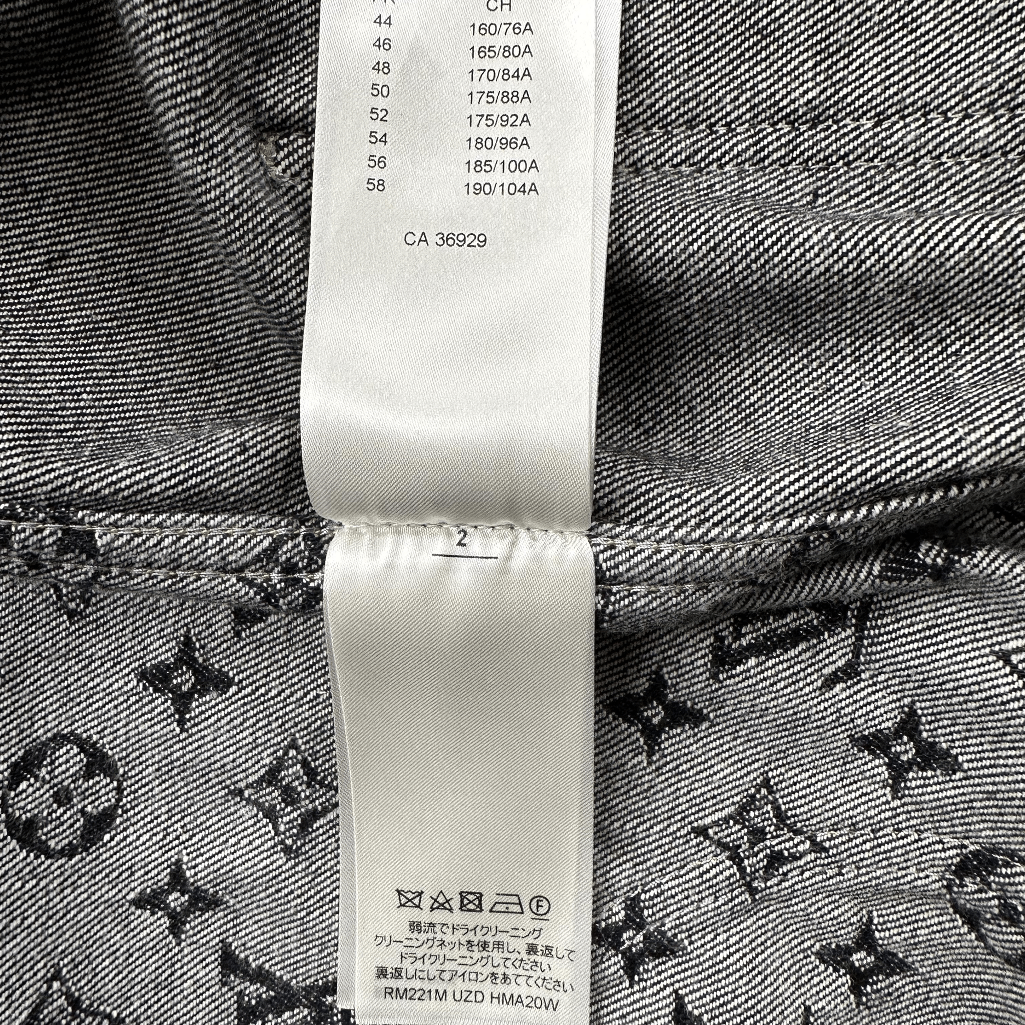 Louis Vuitton Nigo Black & Grey Monogram Crazy Denim Jacket - Morely TrendsLouis Vuitton Type here:)