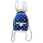 Louis Vuitton Blue & White Tennis Monogram Palm Springs Backpack - Morely TrendsLouis Vuitton Type here:)