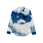 Louis Vuitton Blue & White Cloud Logo Button Up Shirt - Morely TrendsLouis Vuitton Type here:)