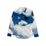 Louis Vuitton Blue & White Cloud Logo Button Up Shirt - Morely TrendsLouis Vuitton Type here:)