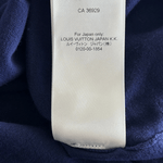 Louis Vuitton Blue & White Script Logo Intarsia T-Shirt - Morely TrendsLouis Vuitton Type here:)