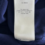 Louis Vuitton Blue & White Script Logo Intarsia T-Shirt - Morely TrendsLouis Vuitton Type here:)