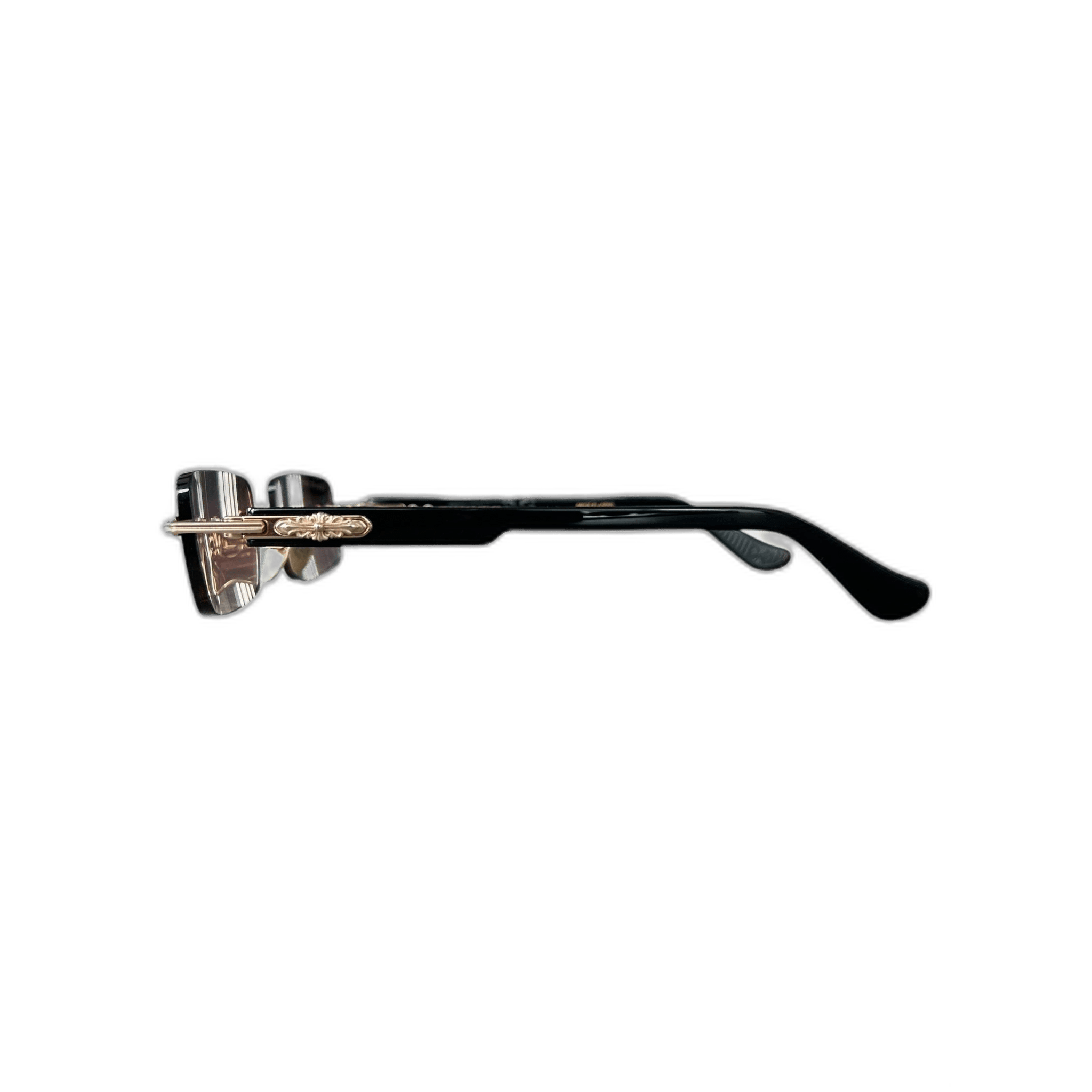 Chrome Hearts Black & Gold Deep 1 Glasses - Morely TrendsChrome Hearts Type here:)