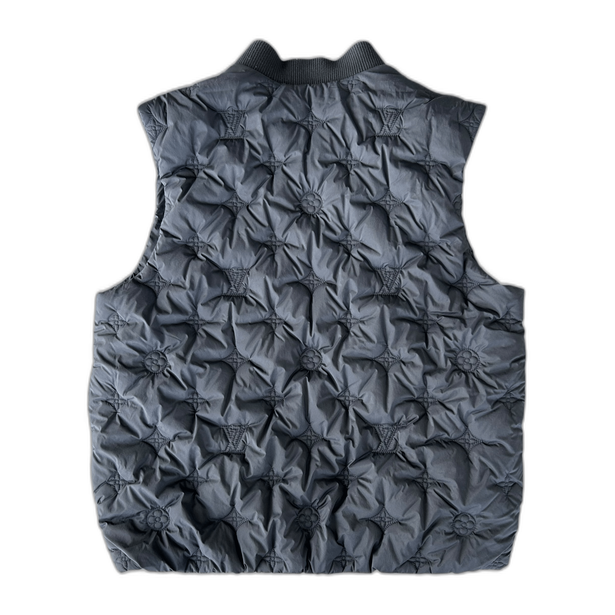 Louis Vuitton Black Embroidered Monogram Puffer Vest - Morely TrendsLouis Vuitton Type here:)