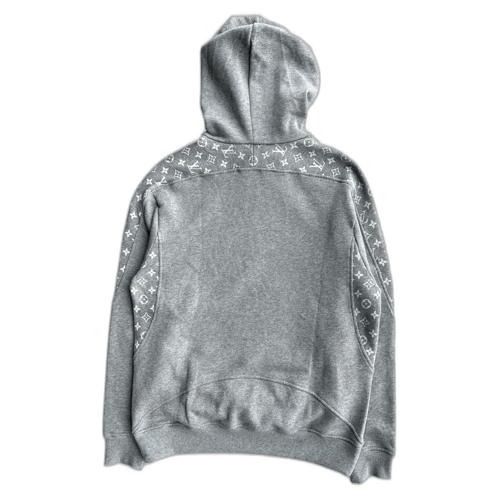 Louis Vuitton Grey Circle Cut Monogram Hoodie - Morely TrendsLouis Vuitton Type here:)