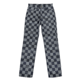 Louis Vuitton Navy Distorted Damier Print Jeans - Morely TrendsLouis Vuitton Type here:)