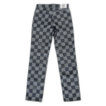Louis Vuitton Navy Distorted Damier Print Jeans - Morely TrendsLouis Vuitton Type here:)
