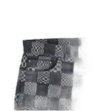 Louis Vuitton Navy Distorted Damier Print Jeans - Morely TrendsLouis Vuitton Type here:)