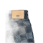 Louis Vuitton Navy Distorted Damier Print Jeans - Morely TrendsLouis Vuitton Type here:)