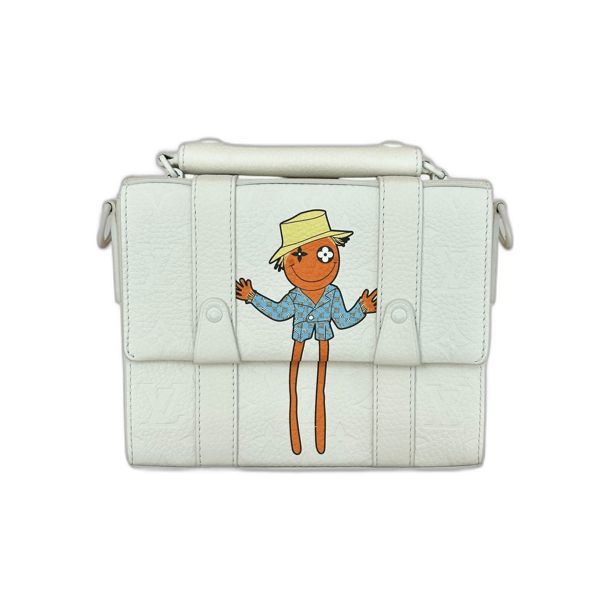 Louis Vuitton White Friends Taurillon Monogram Flap Soft Trunk Messenger - Morely TrendsLouis Vuitton Type here:)