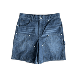 Louis Vuitton Blue Monogram Carpenter Denim Shorts - Morely TrendsLouis Vuitton Type here:)