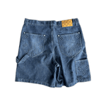 Louis Vuitton Blue Monogram Carpenter Denim Shorts - Morely TrendsLouis Vuitton Type here:)