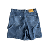 Louis Vuitton Blue Monogram Carpenter Denim Shorts - Morely TrendsLouis Vuitton Type here:)