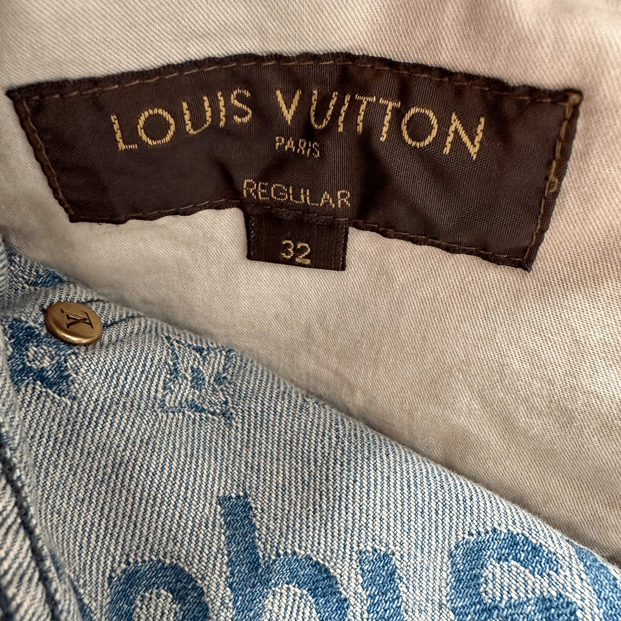 Louis Vuitton Supreme Blue Monogram Jeans - Morely TrendsLouis Vuitton Type here:)