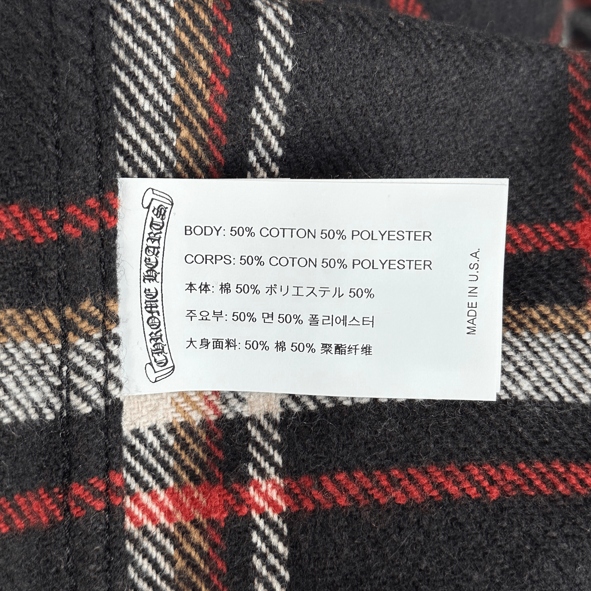 Chrome Hearts Black Plaid Flannel Jacket - Morely TrendsChrome Hearts Type here:)