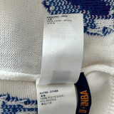 Louis Vuitton NBA White Multicolor Letter Wool Sweater - Morely TrendsLouis Vuitton Type here:)