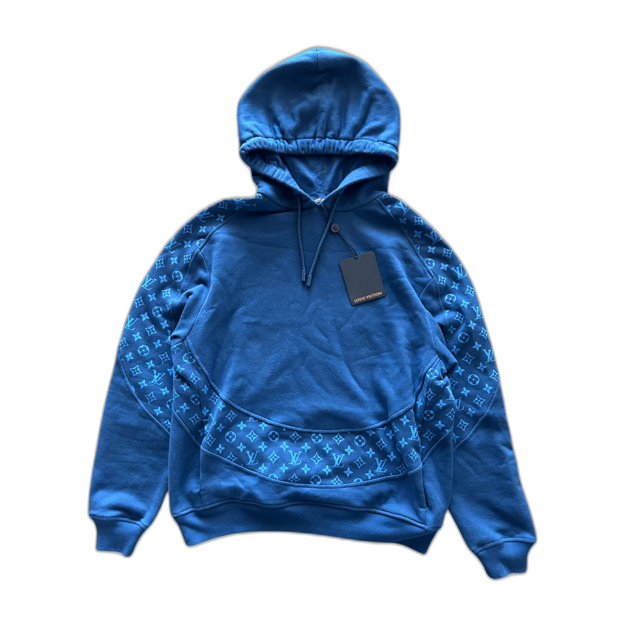 Louis Vuitton Blue Monogram Circle Cut Hoodie - Morely TrendsLouis Vuitton Type here:)