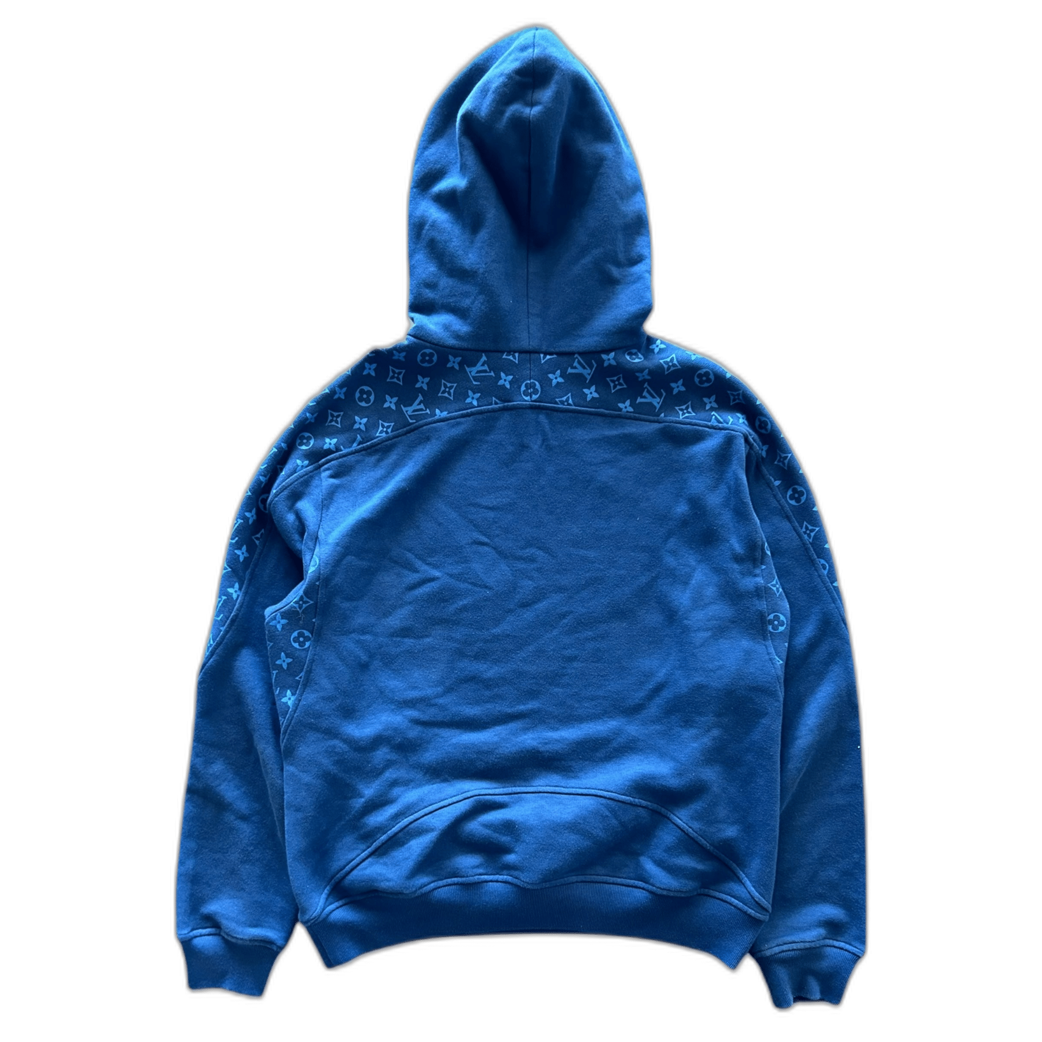 Louis Vuitton Blue Monogram Circle Cut Hoodie - Morely TrendsLouis Vuitton Type here:)